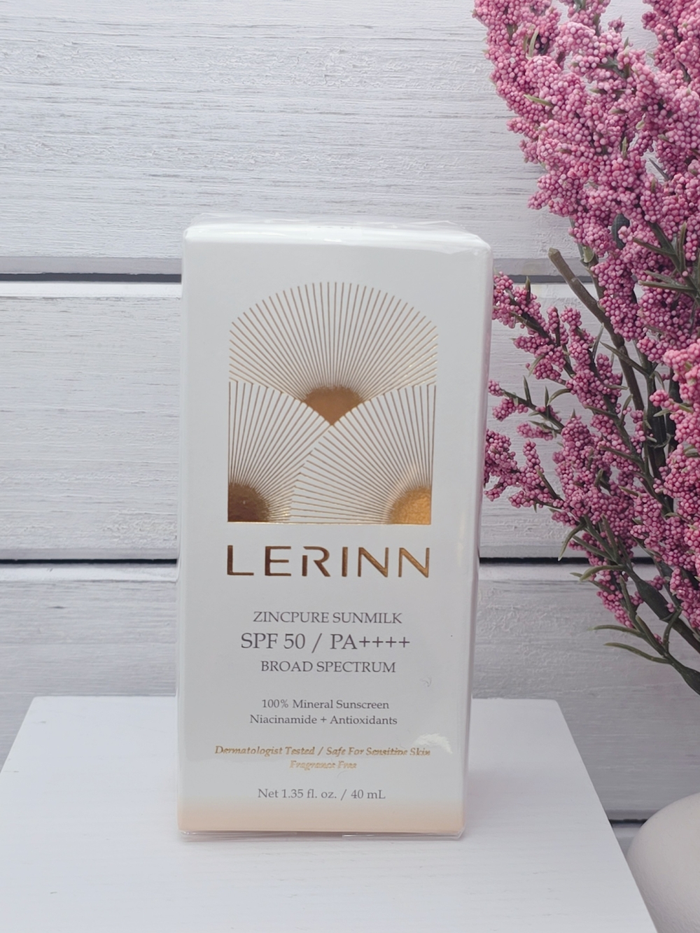 LERINN ZincPure Sunmilk SPF 50 PA++++ - Mineral Sunscreen